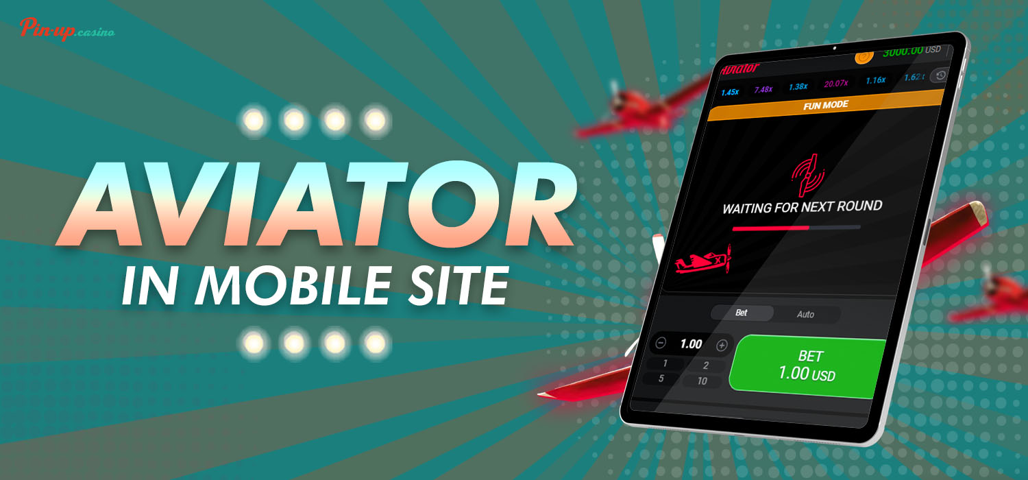 aviator mobile site version