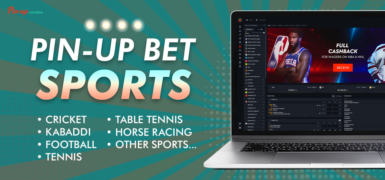 types of sports in pin up bet india